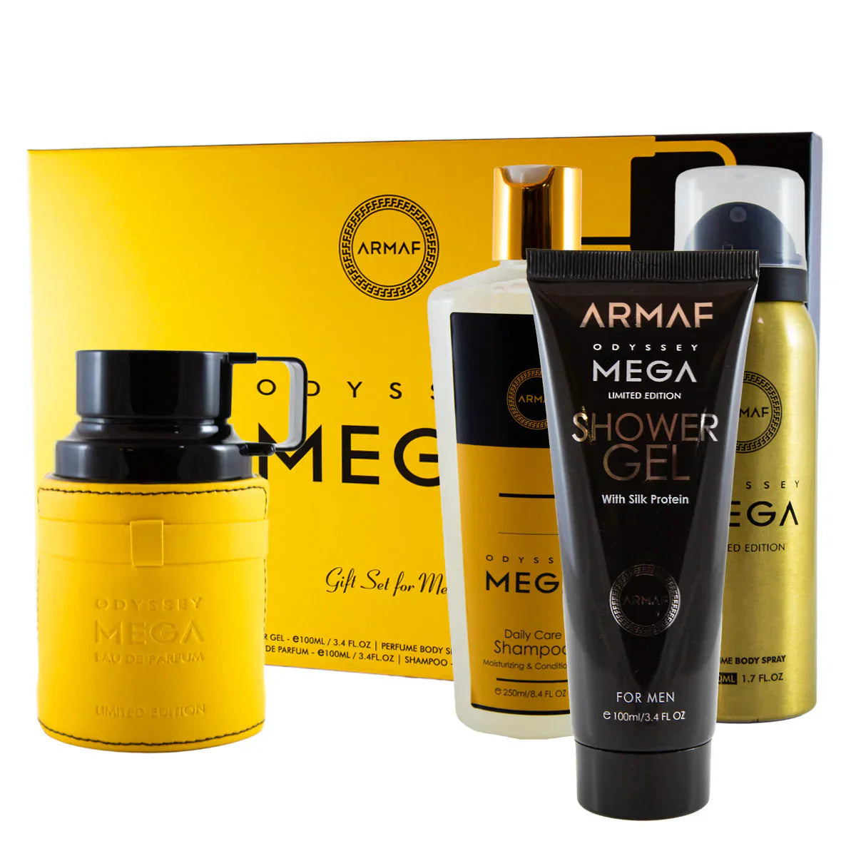 Armaf ODYSSEY MEGA GIFT SET-4 PC  Eau de Parfum 100 ml for Men