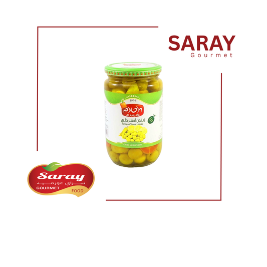 Green olives halabi