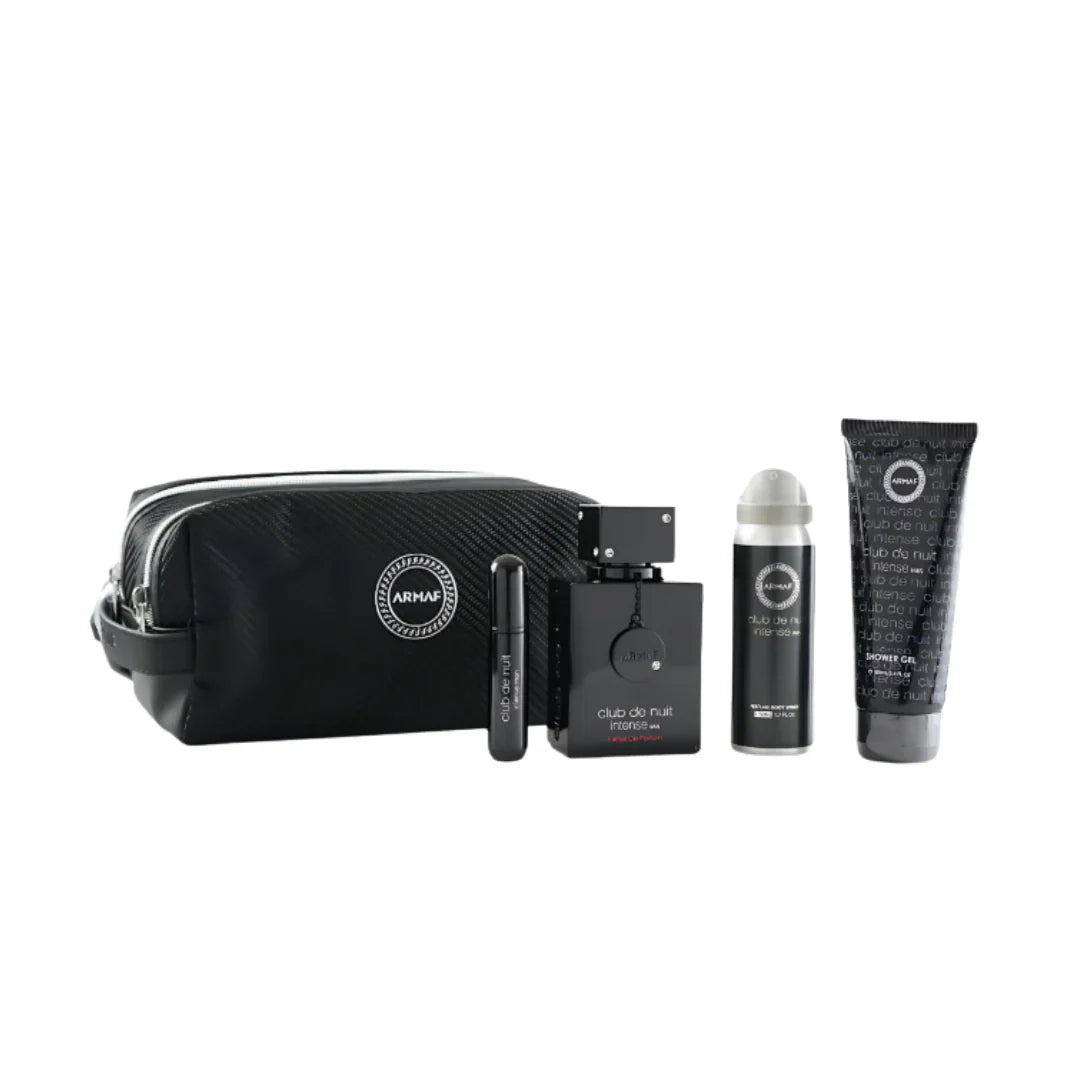 Armaf CLUB DE NUIT INTENSE MAN EXTRAIT TRAVEL Gift SET-4 PC  Eau de Parfum  for Men