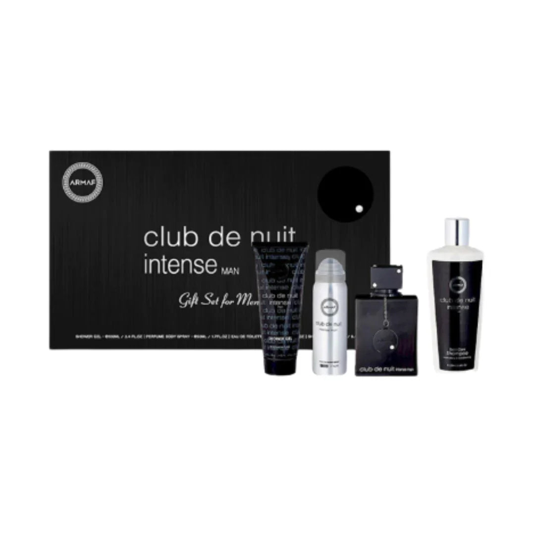Armaf Club DE NUIT INTENSE MAN GIFT SET-4PC Eau de Parfum 100 ml for Men
