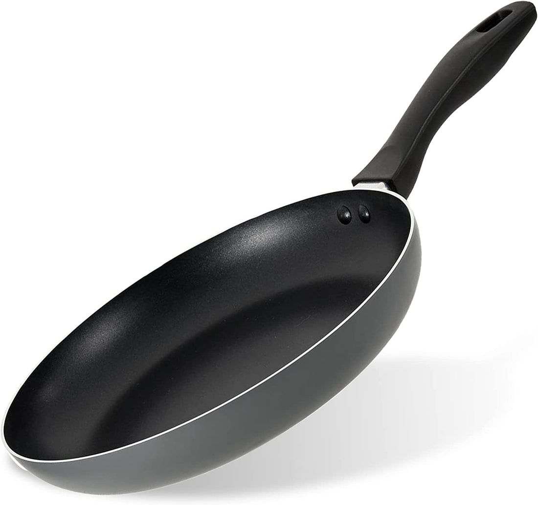 Alpine Cuisine 10in Gray Aluminum Non-Stick Frying Pan with Ergonomic Bakelite Handle and Healthy Durable, Dishwasher Safe