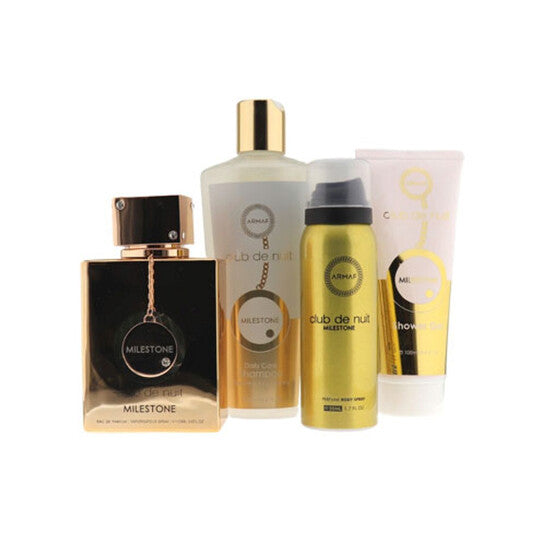 Armaf CLUB DE NUIT MILESTONE GIFT SET-4PC  Eau de Parfum 100 ml for Men